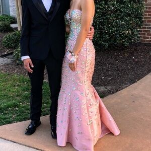 Jovani prom dress formal gown with sequins